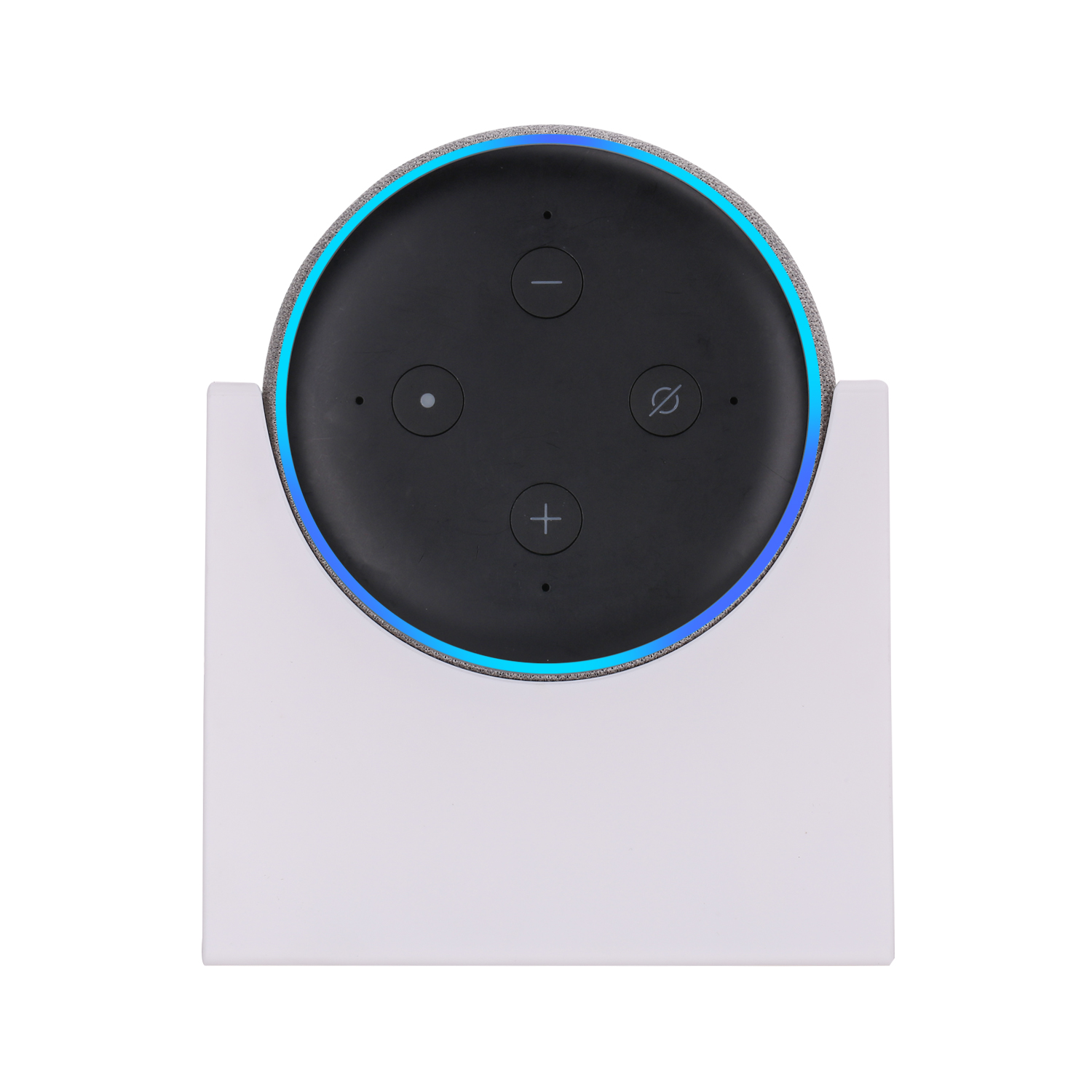 E02 Echo Dot 3rd Gen Bracket Desktop Holder-WH