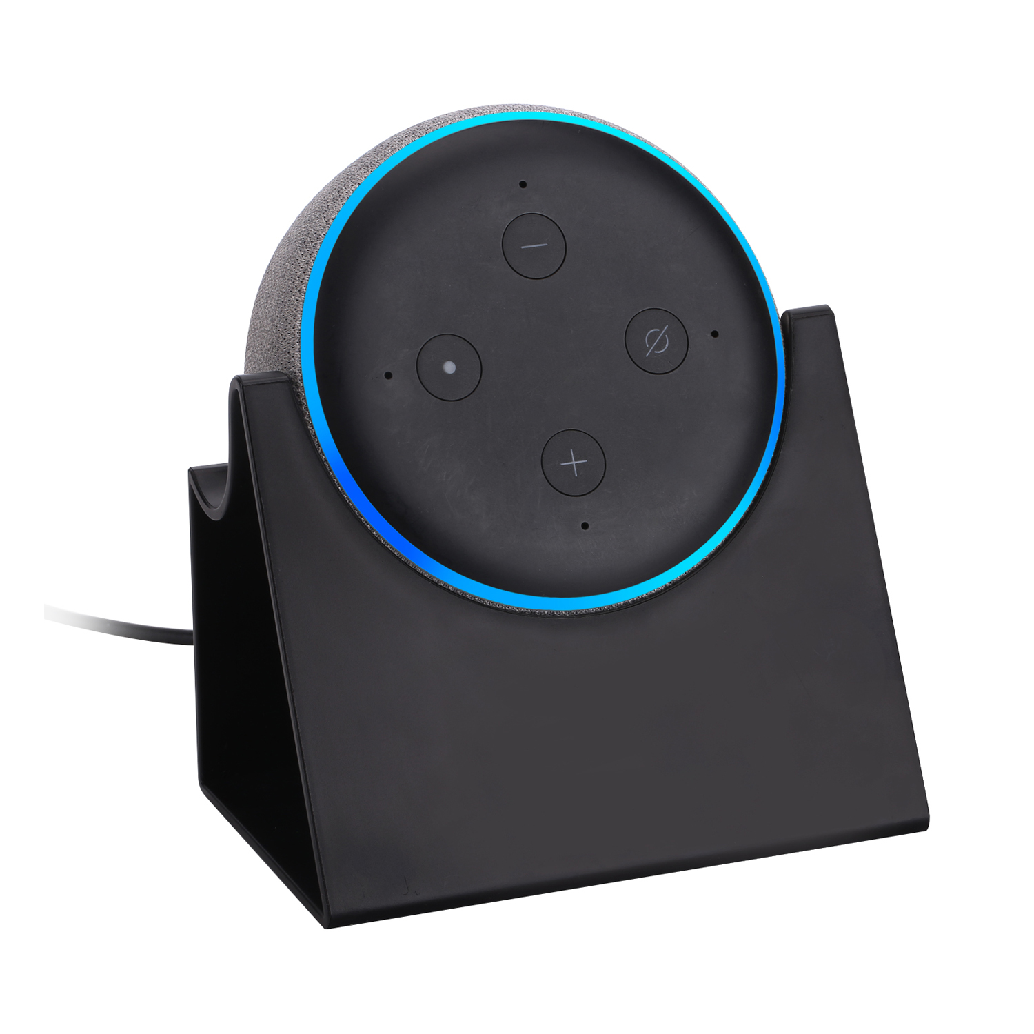 E02 Echo Dot 3rd Gen Bracket Desktop Holder-BK