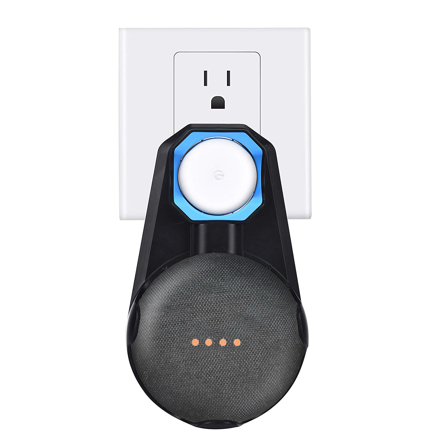 E03 Google Home Mini 2nd Gen Socket Wall Mount-BK