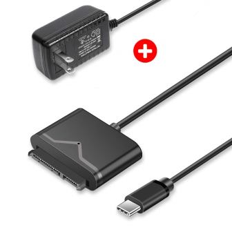 HA201 USB 3.0 Type-C to Sata 22pin + Power adapter